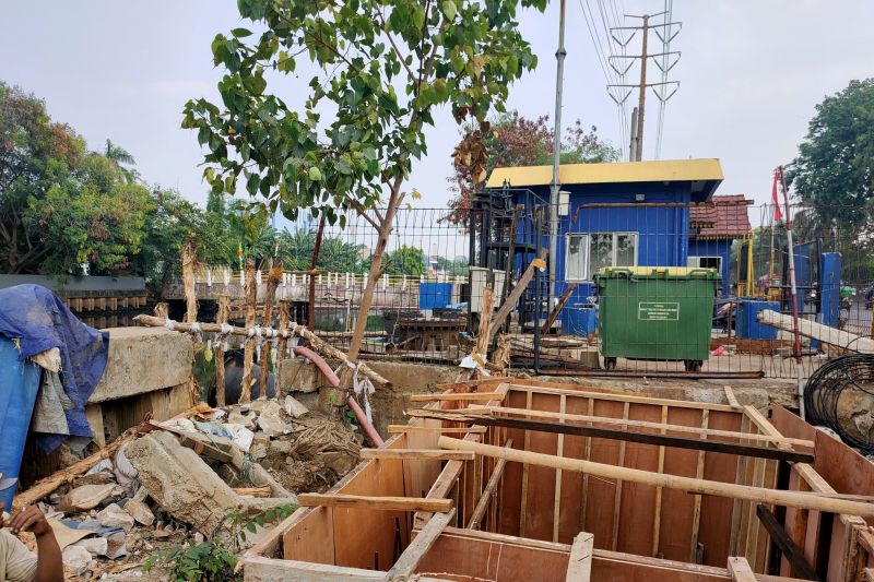 Pembangunan rumah pompa di Patra capai 35 persen Pembangunan rumah pompa di Patra capai 35 persen