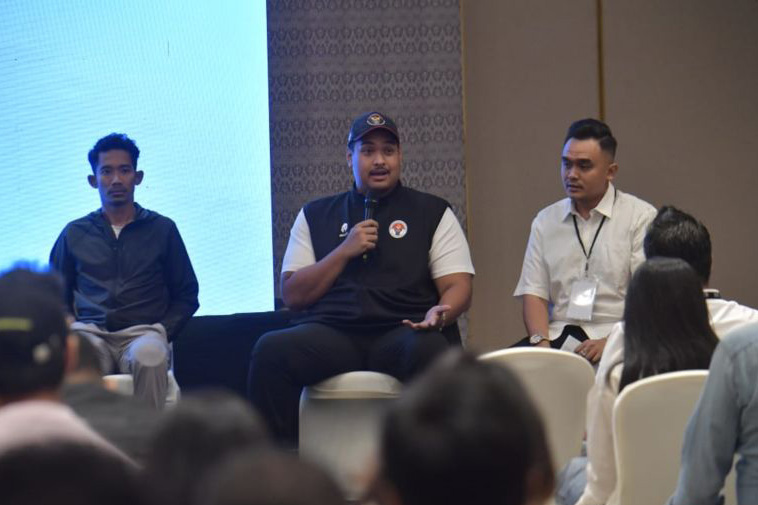 Menpora luncurkan logo baru LPDUK Menpora luncurkan logo baru LPDUK