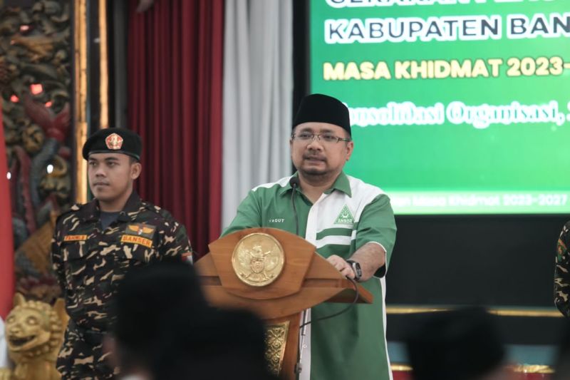 Menag Yaqut sebut NU hadir untuk melayani seluruh warga Menag Yaqut sebut NU hadir untuk melayani seluruh warga