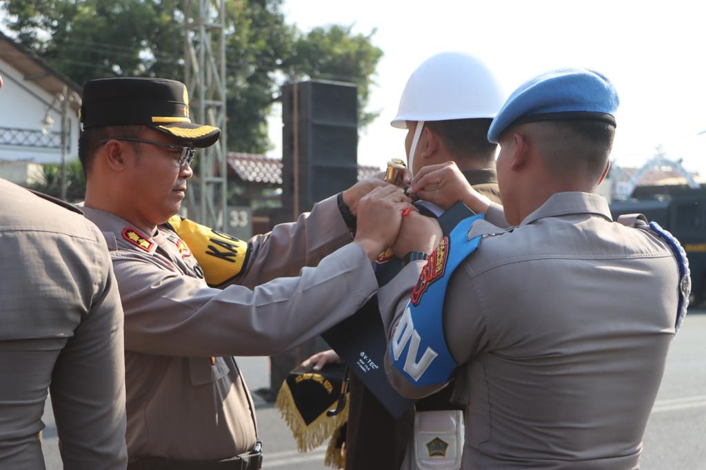 Apel gelar pasukan Operasi Mantap Brata, Polres Tegal Kota siap amankan Pemilu 2024 Apel gelar pasukan Operasi Mantap Brata, Polres Tegal Kota siap amankan Pemilu 2024
