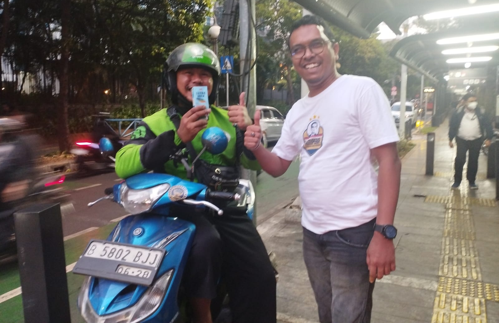 Aktualisasikan pemikiran Prabowo, Ampera sapa dan berbagi pada warga