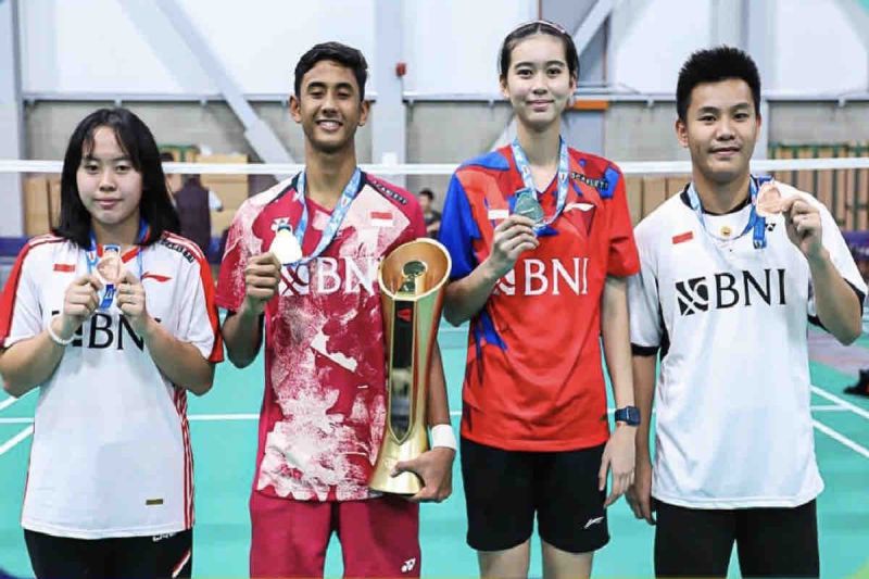 Gagal total di Asian Games, Garuda Muda justru berkilau di kejuaraan dunia junior BWF Gagal total di Asian Games, Garuda Muda justru berkilau di kejuaraan dunia junior BWF
