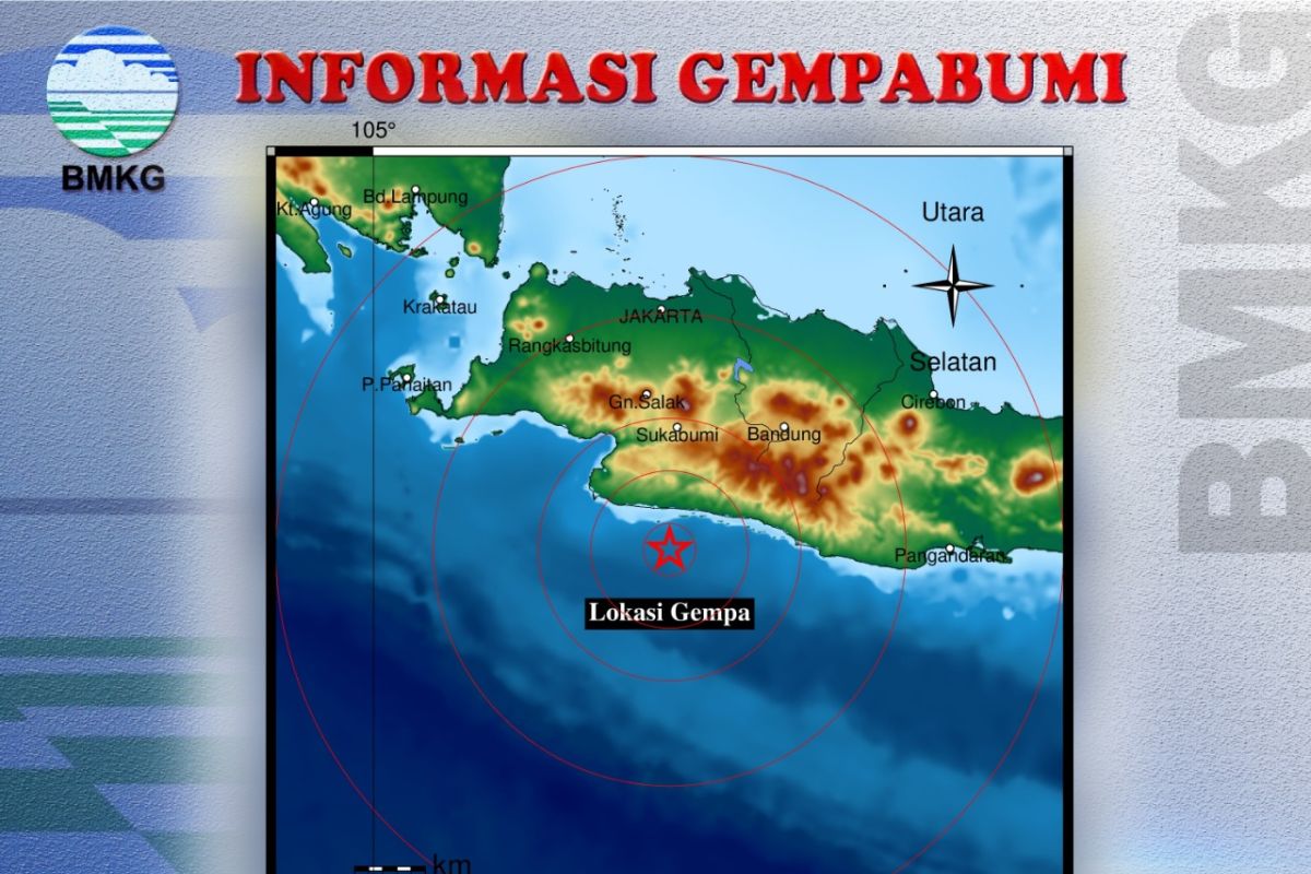 31 Oktober 2022: Gempa M 4,7 kejutkan warga Sukabumi