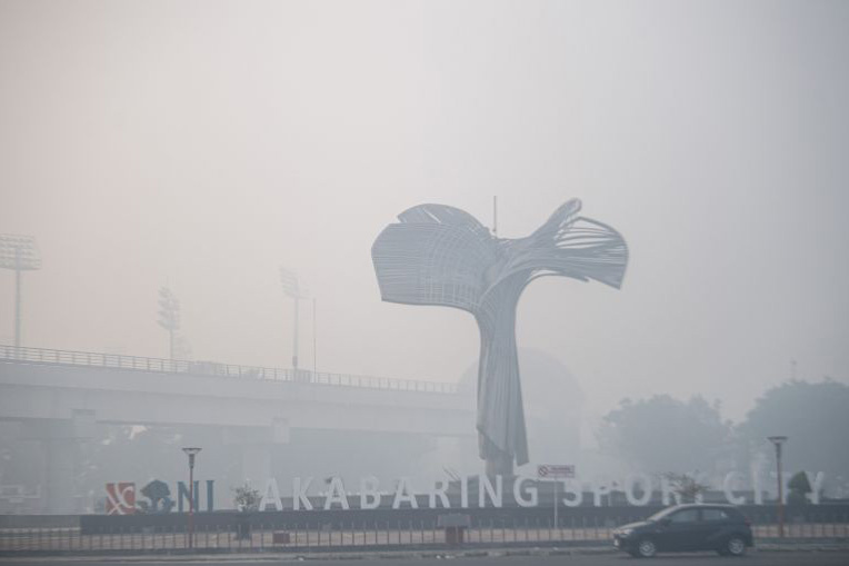Kualitas udara di Natuna kurang sehat Kualitas udara di Natuna kurang sehat