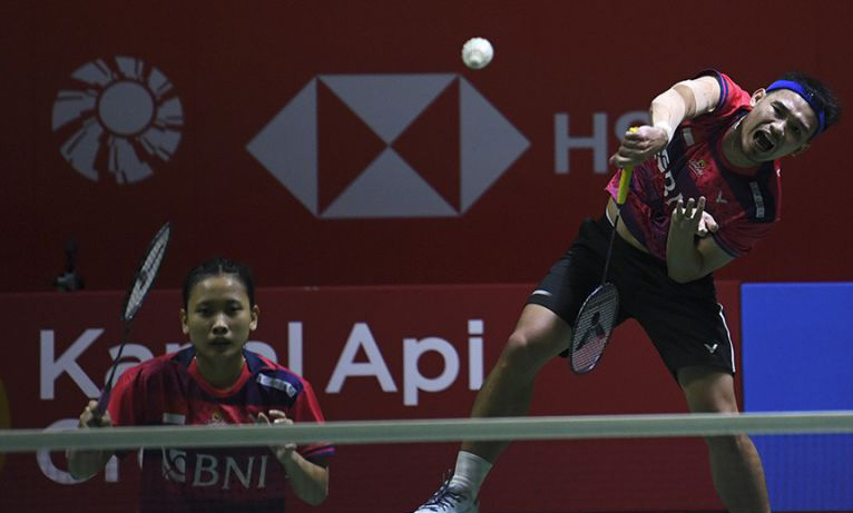 Ganda campuran Indonesia bersiap hadapi wakil Jepang di 16 besar Ganda campuran Indonesia bersiap hadapi wakil Jepang di 16 besar