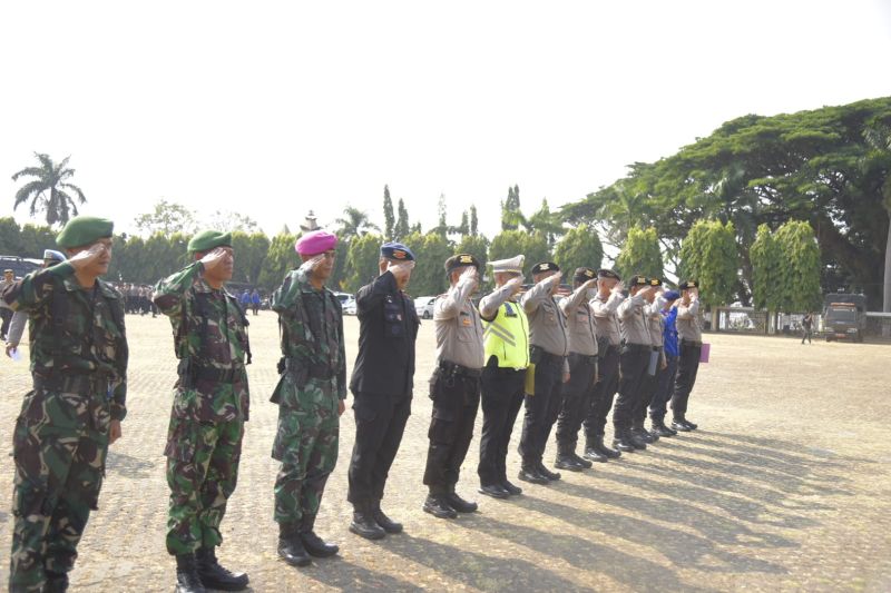 Polda Lampung gelar simulasi Sispamkota hadapi Pemilu 2024