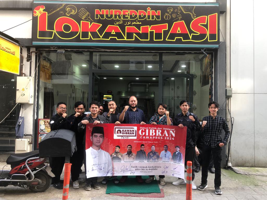 Diaspora pemuda Indonesia deklarasi Kawan Gibran Turki