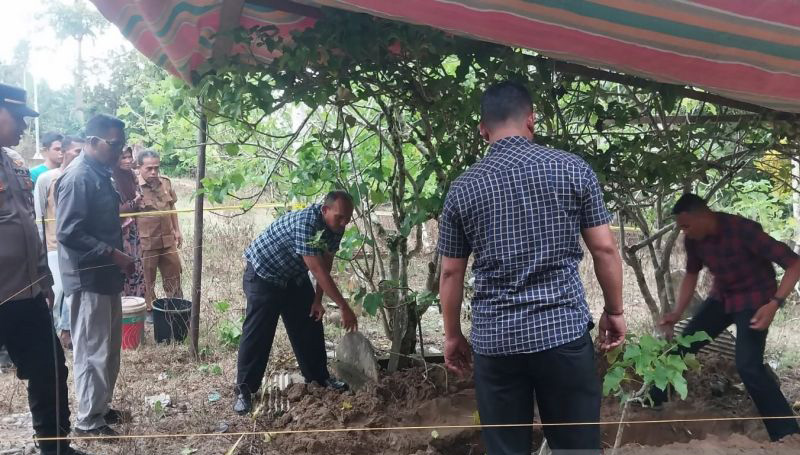 Kuburan warga yang dibongkar OTK di Aceh Jaya diselidiki polisi
