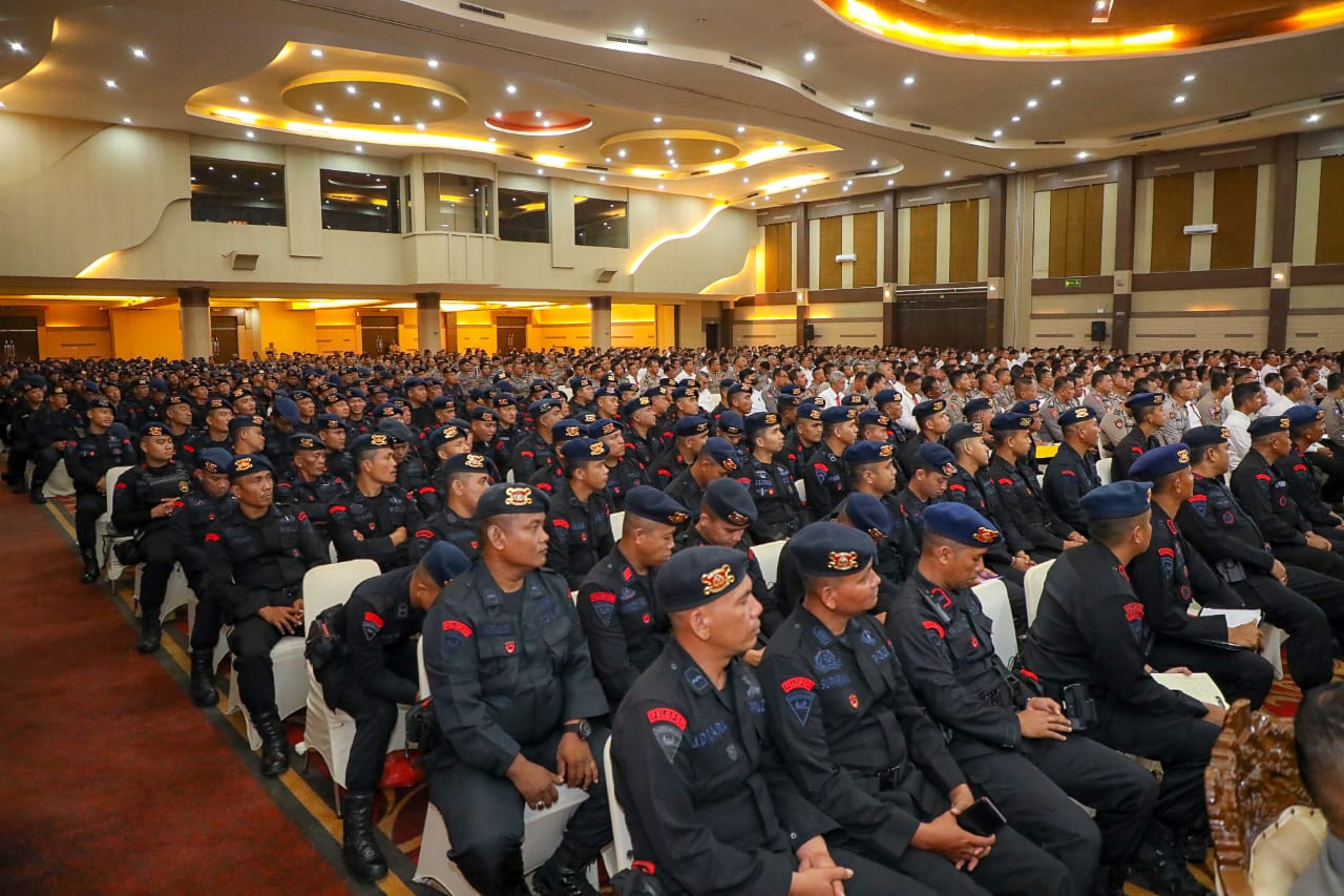Polda Sumut gelar latihan Pra Operasi Mantap Brata Toba 2023-2024 