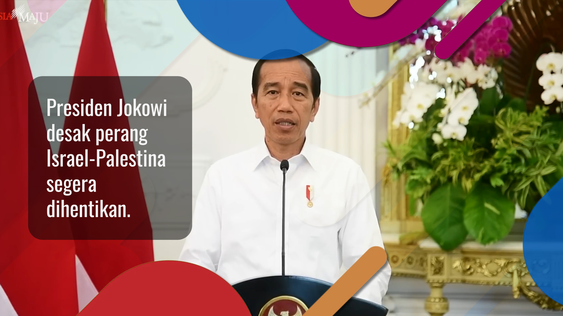 Penyataan Presiden RI terkait situasi terkini Israel - Palestina Penyataan Presiden RI terkait situasi terkini Israel - Palestina