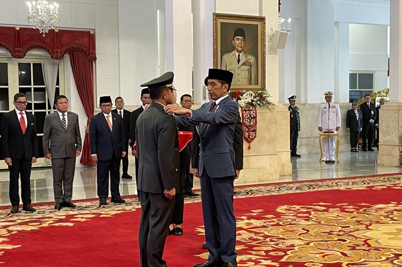 Jenderal Agus Subiyanto dilantik sebagai KSAD TNI oleh Presiden Jokowi
