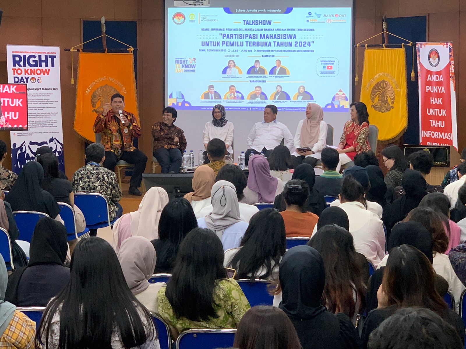 Kolaborasi KI DKI dan UI, gelar seminar peringatan RTKD bahas partisipasi mahasiswa di Pemilu 2024