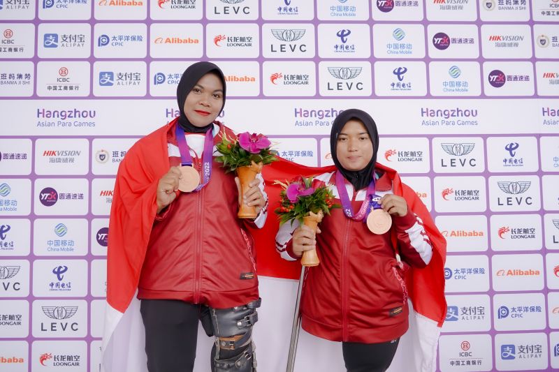 Para panahan putri Indonesia raih perunggu di APG Hangzhou Para panahan putri Indonesia raih perunggu di APG Hangzhou
