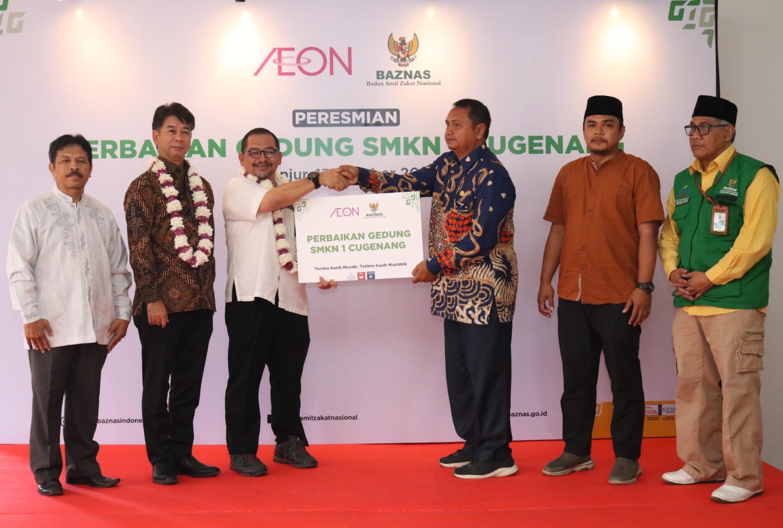BAZNAS - AEON renovasi gedung sekolah yang hancur akibat gempa Cianjur