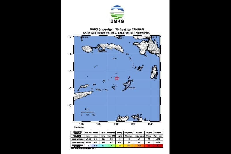 Gempa M5,0 guncang wilayah Laut Banda dipicu aktivitas subduksi Gempa M5,0 guncang wilayah Laut Banda dipicu aktivitas subduksi