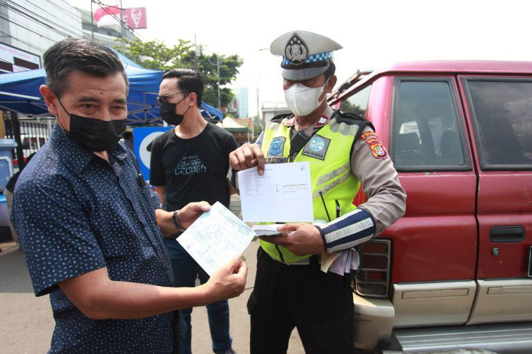 Tilang emisi kembali diberlakukan, Dishub DKI siapkan barrier antisipasi kemacetan Tilang emisi kembali diberlakukan, Dishub DKI siapkan barrier antisipasi kemacetan
