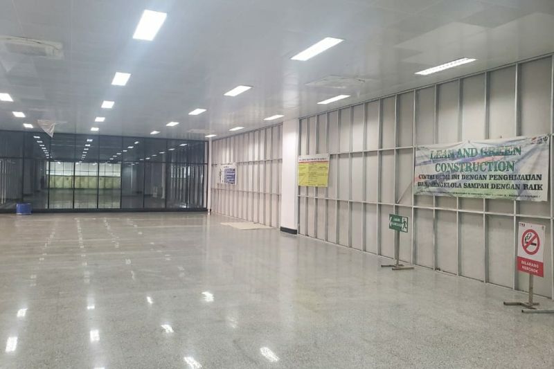 Pembangunan stasiun sentral di Manggarai masuki tahap akhir Pembangunan stasiun sentral di Manggarai masuki tahap akhir