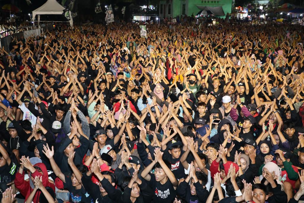 Jamaah Mafia Sholawat dan Kiai Muda Ganjar mendoakan kemenangkan Ganjar