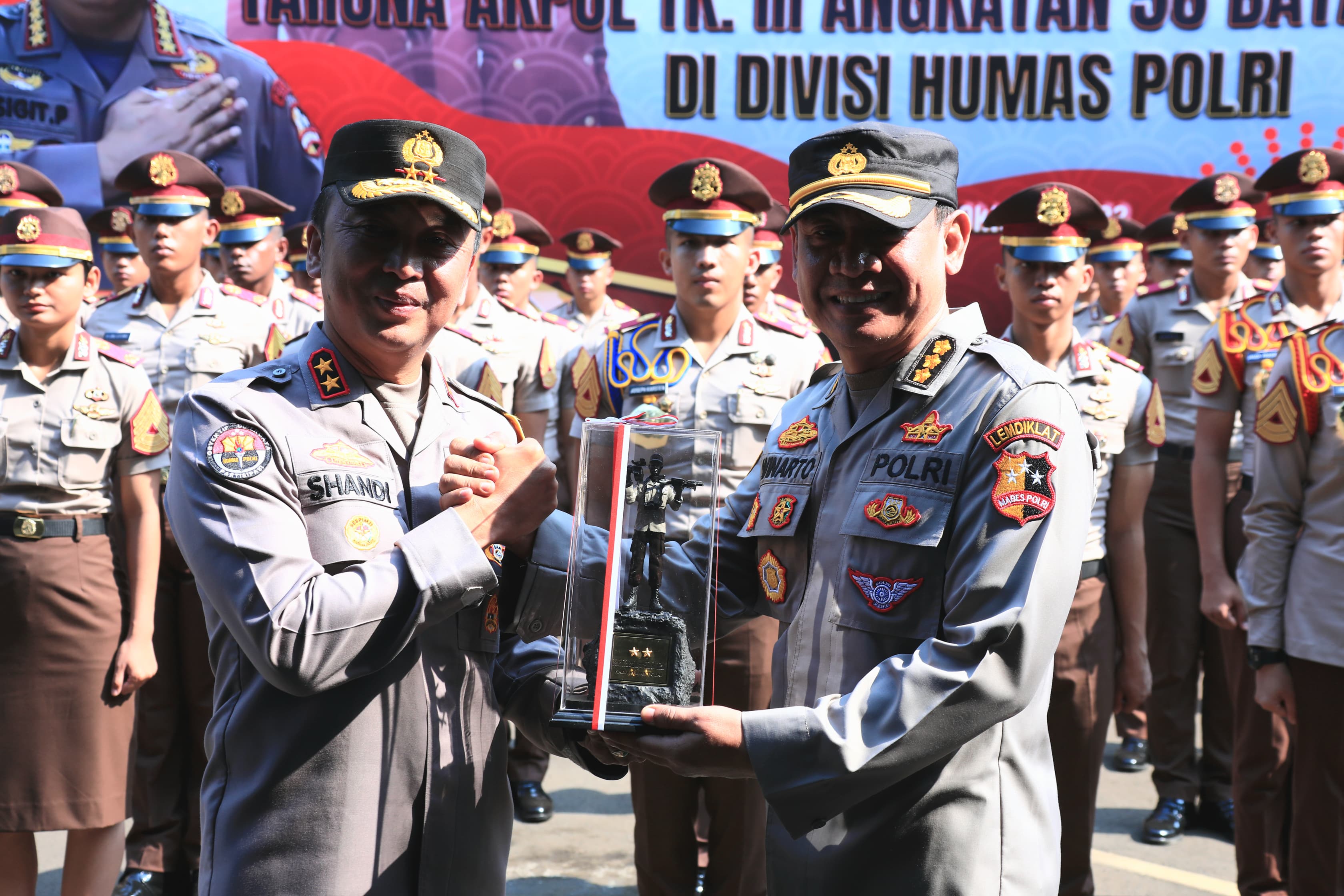 Kadiv Humas Polri terima kunjungan Taruna Akpol Angkatan 56
