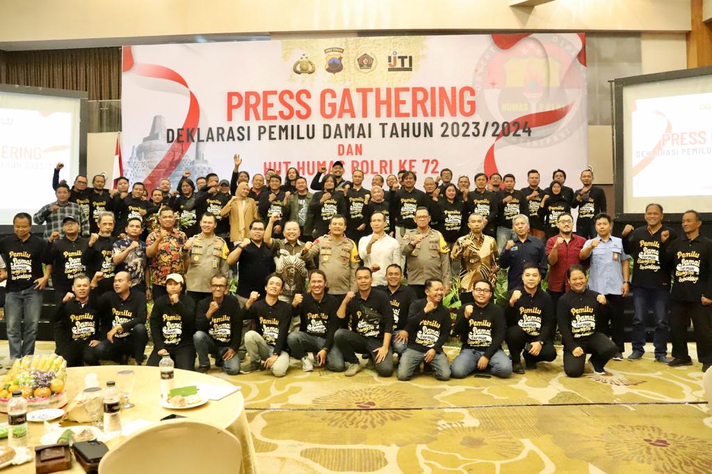 Wartawan Jateng laksanakan Deklarasi Damai Pemilu 2024