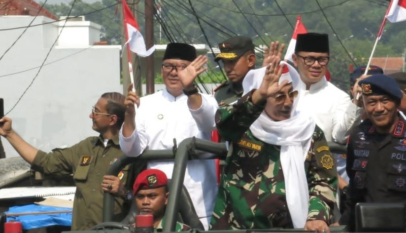 Wantimpres Habib Luthfi pesan jaga persatuan dalam Kirab Merah Putih