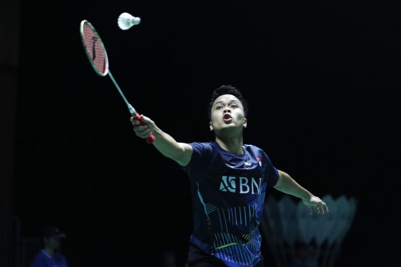 Ginting berjuang kembalikan keunggulan pada babak 32 besar French Open Ginting berjuang kembalikan keunggulan pada babak 32 besar French Open