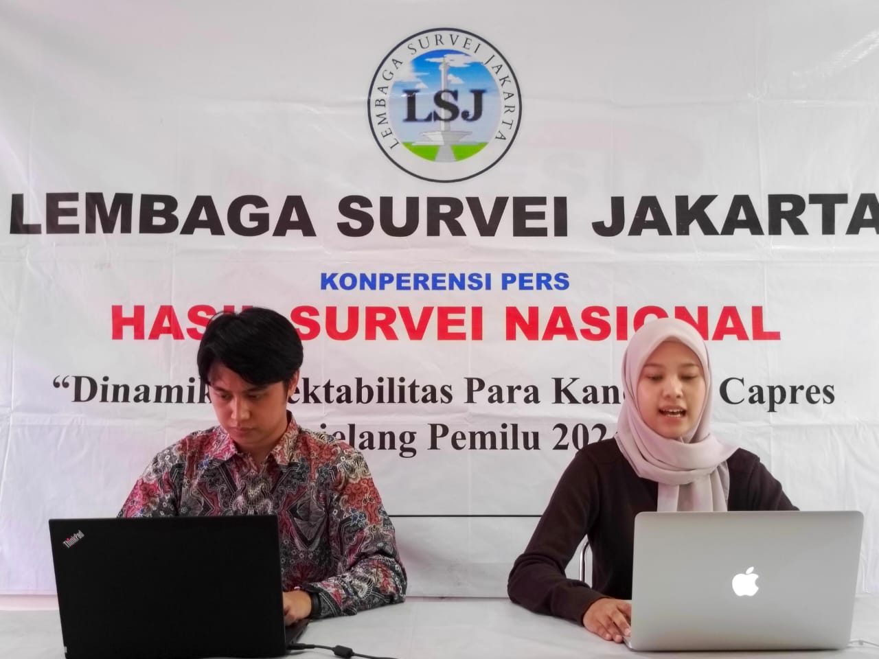 Survei LSJ ungkap elektabilitas Prabowo-Gibran unggul di atas Ganjar-Mahfud 