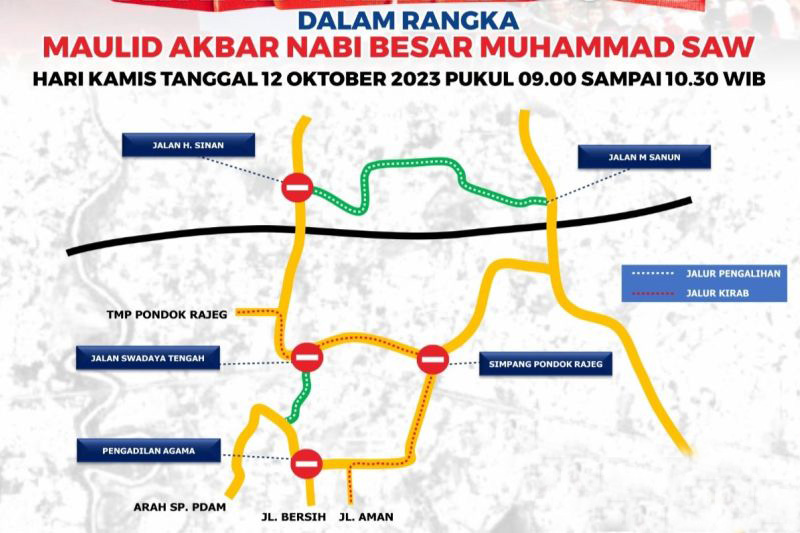 Polres Bogor berlakukan rekayasa lalin di Cibinong Kamis pagi saat Kirab Merah Putih Polres Bogor berlakukan rekayasa lalin di Cibinong Kamis pagi saat Kirab Merah Putih