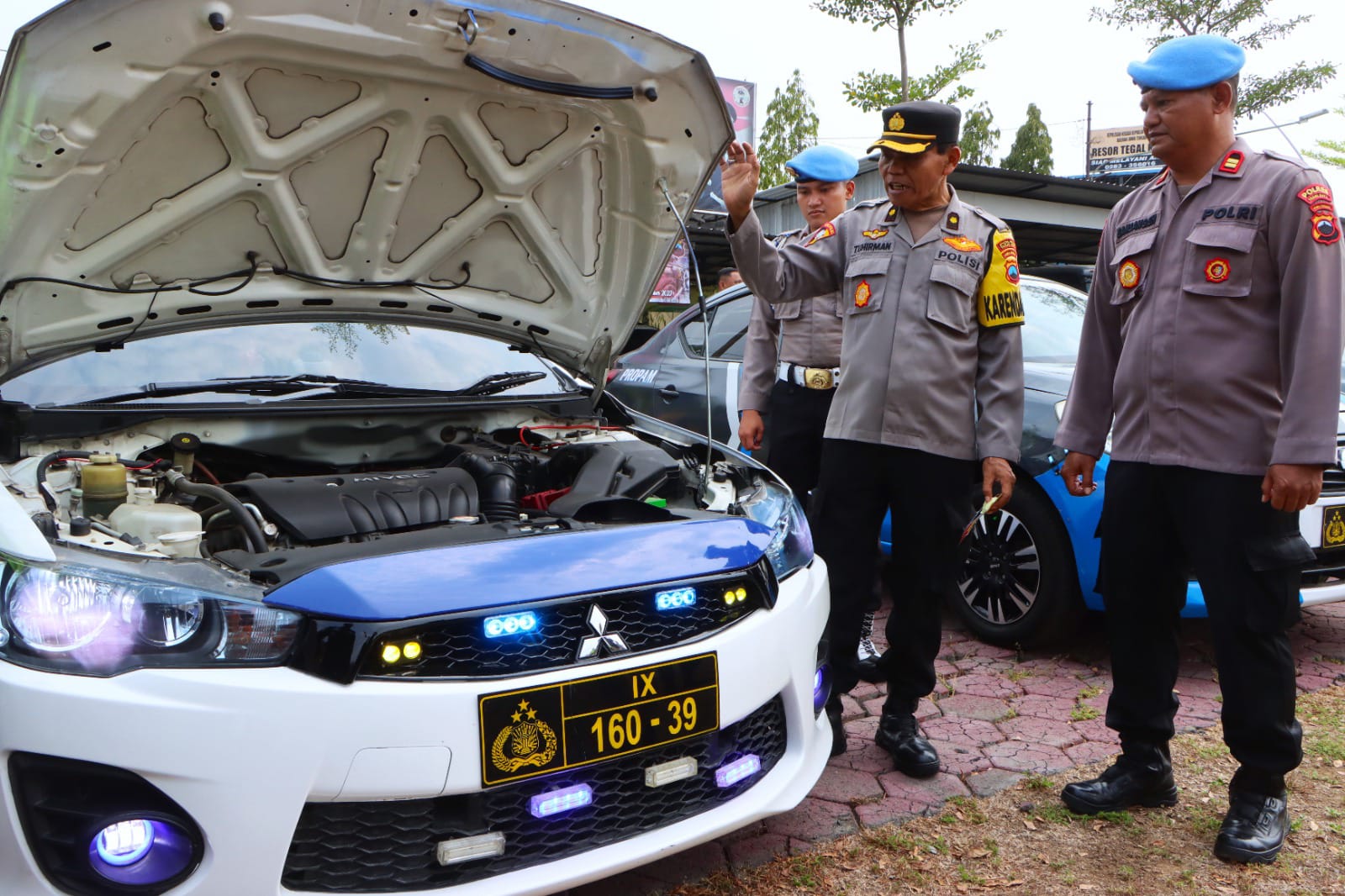 Dukung Operasi Mantap Brata, Polres Tegal Kota gelar apel pengecekan ranmor dinas Dukung Operasi Mantap Brata, Polres Tegal Kota gelar apel pengecekan ranmor dinas
