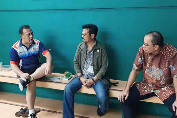 Firli tegaskan SYL belum berperkara saat bertemu di GOR Mangga Besar