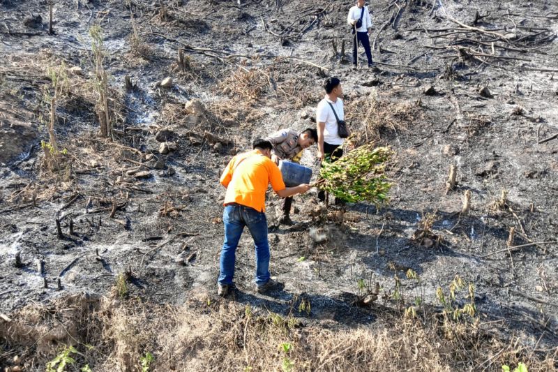 Polres Lombok Tengah imbau warga tak buka lahan dengan cara dibakar