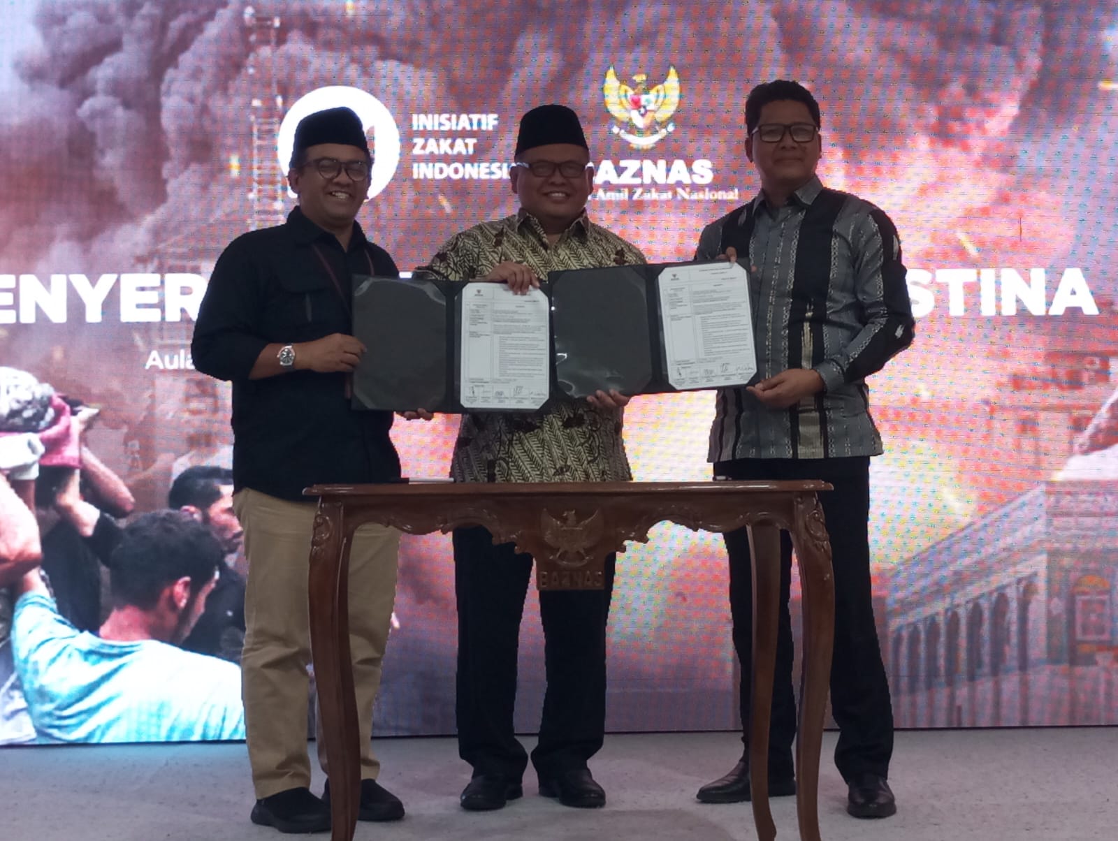 Baznas terima infak kemanusian untuk Palestina 