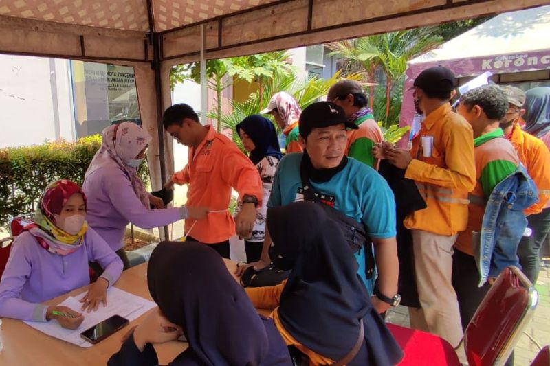 Dinkes gelar skrining kasus TBC periksa penyapu jalan hingga pedagang Dinkes gelar skrining kasus TBC periksa penyapu jalan hingga pedagang