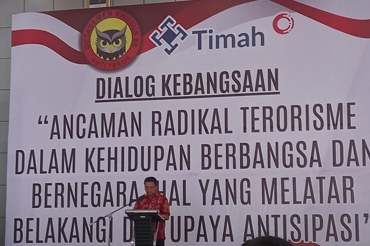 PT Timah-Densus 88 waspadai ancaman Proxy War teroris di penambangan PT Timah-Densus 88 waspadai ancaman Proxy War teroris di penambangan