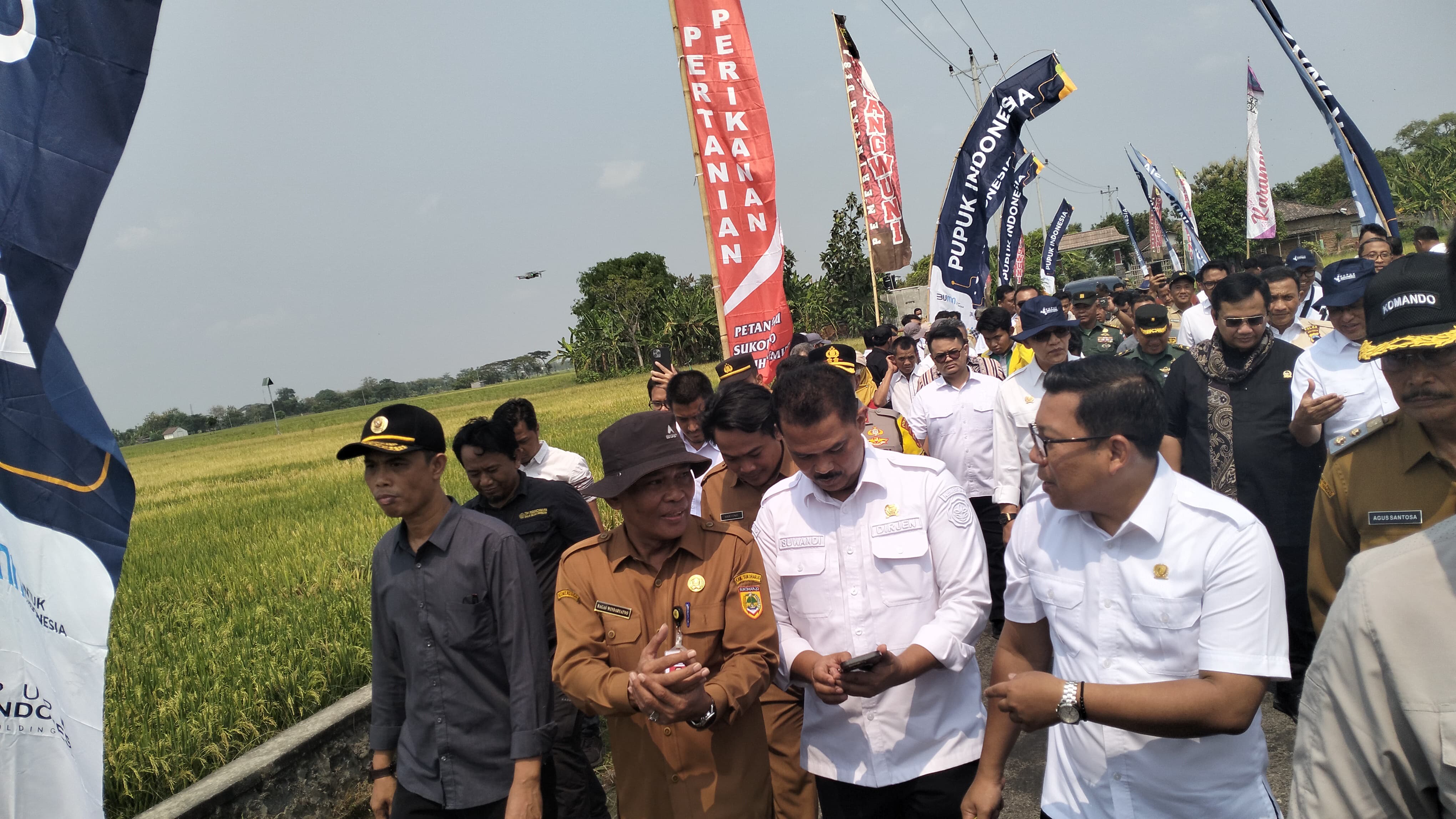 Plt Mentan apresiasi hasil panen Sukoharjo tetap tinggi ditengah musim kemarau Plt Mentan apresiasi hasil panen Sukoharjo tetap tinggi ditengah musim kemarau