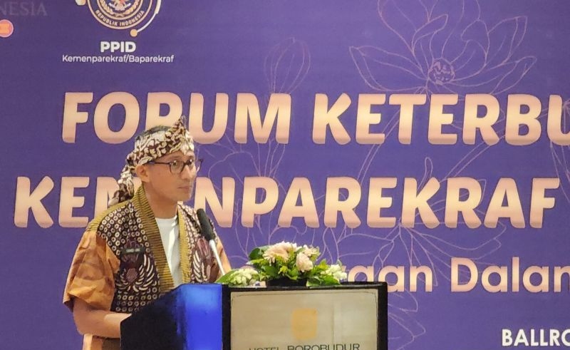 Menparekraf katakan pariwisata harus berikan keterbukaan informasi publik