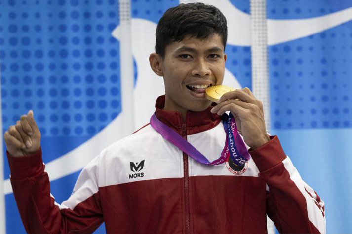Pecahkan rekor, Saptoyogo kembali raih emas pada Asian Para Games Pecahkan rekor, Saptoyogo kembali raih emas pada Asian Para Games