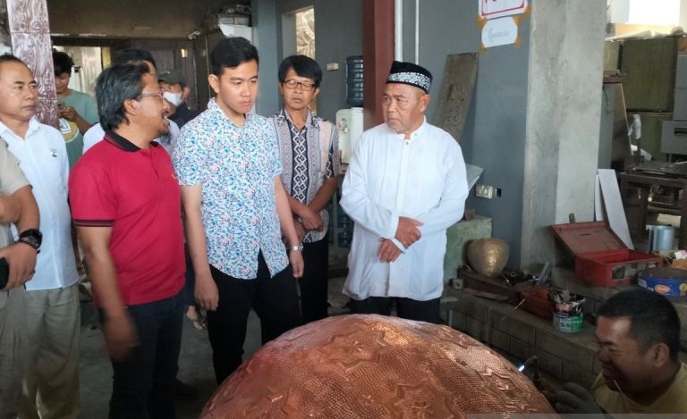 Gibran memulai safari politik di Boyolali