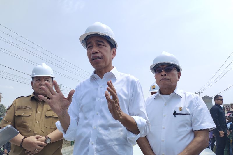 Presiden minta pengerjaan Bendungan Margatiga di Lampung selesai 2024 Presiden minta pengerjaan Bendungan Margatiga di Lampung selesai 2024