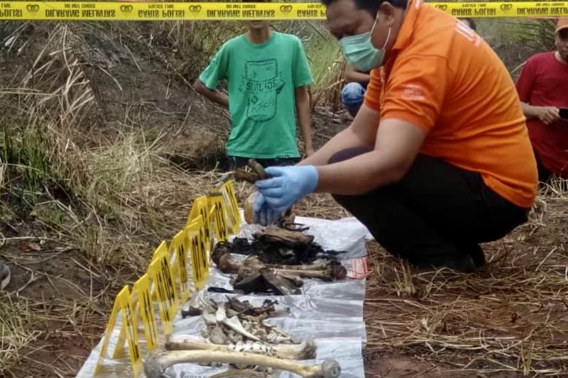 Temuan kerangka manusia yang hilang 10 bulan di Kalsel terungkap