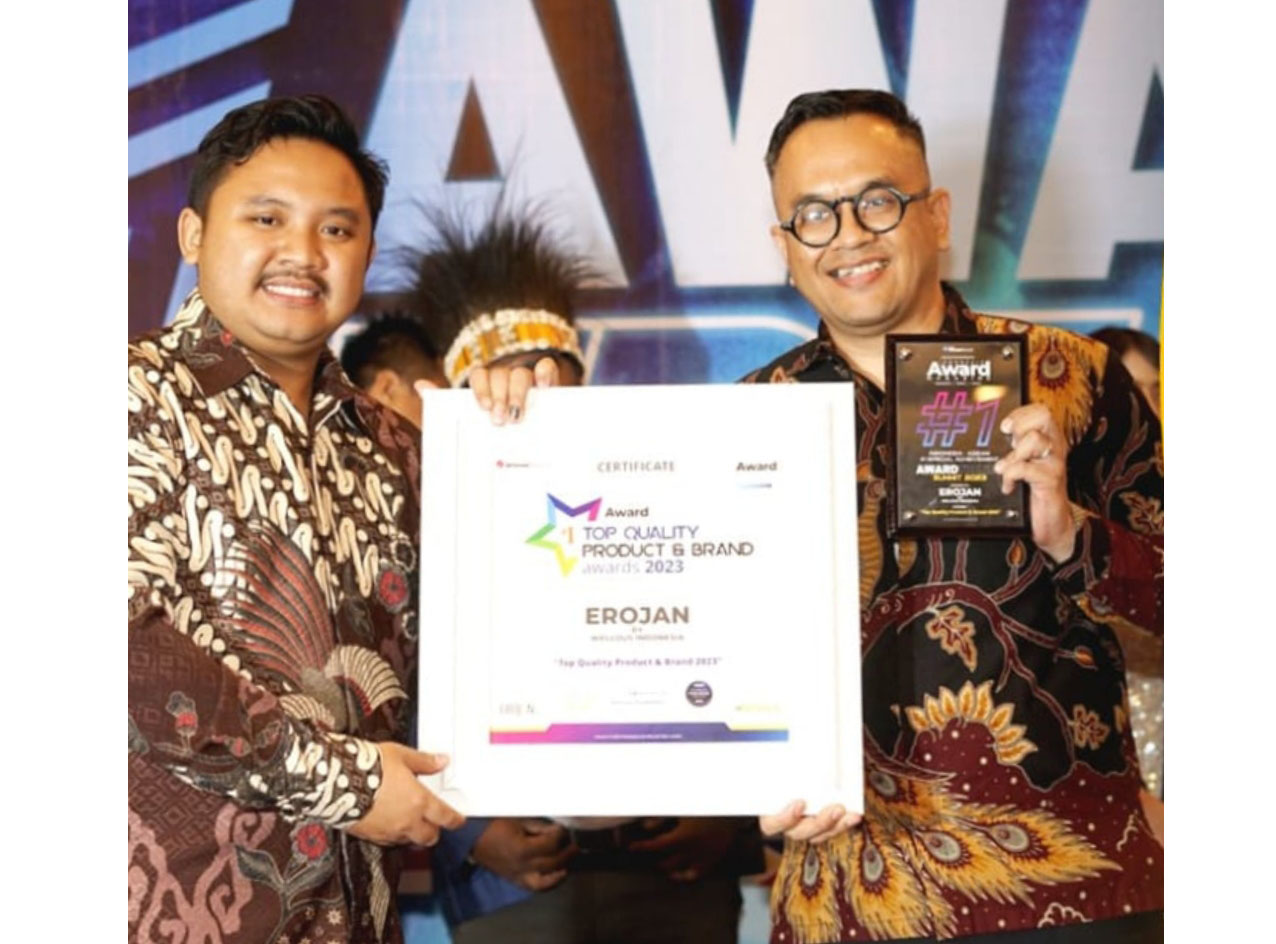 Erojan raih penghargaan di Award Trends Summit 2023 Erojan raih penghargaan di Award Trends Summit 2023
