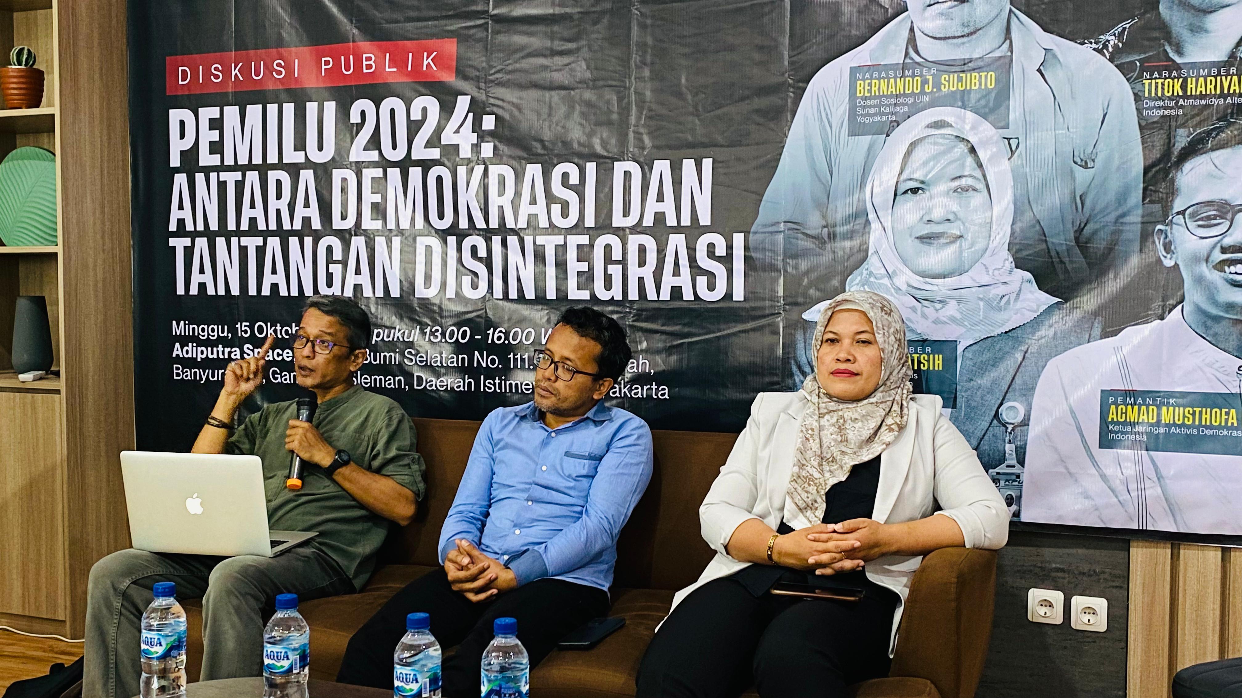 Alterasi Indonesia ajak publik rayakan pesta demokrasi Pemilu 2024 dengan ide dan gagasan Alterasi Indonesia ajak publik rayakan pesta demokrasi Pemilu 2024 dengan ide dan gagasan