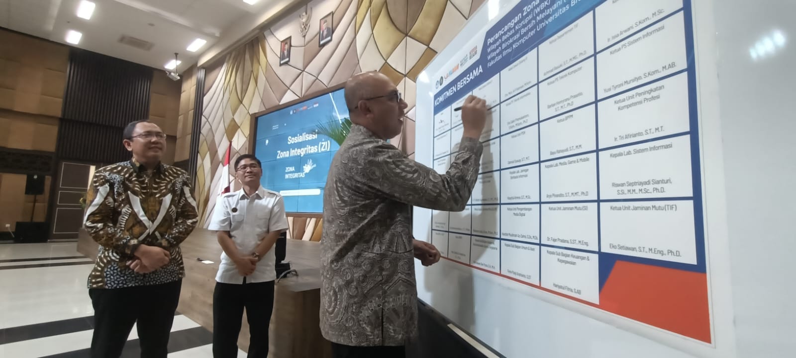 Filkom UB, fakultas ke 10 terapkan zona integritas Filkom UB, fakultas ke 10 terapkan zona integritas