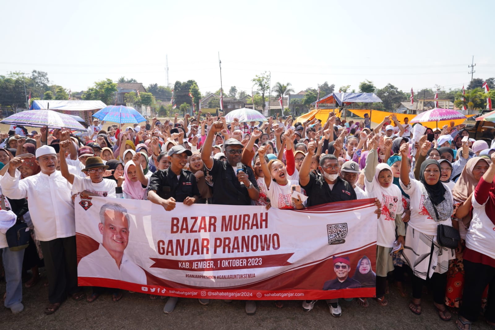 Senam sehat dan bazar di Jawa Timur, Saga bangun solidaritas 2024