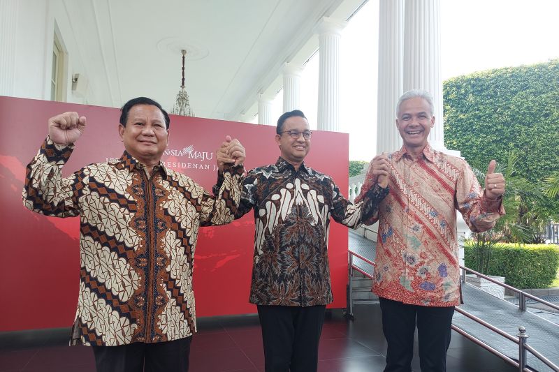 Anies dan Ganjar sampaikan pesan netralitas ASN kepada Presiden Anies dan Ganjar sampaikan pesan netralitas ASN kepada Presiden