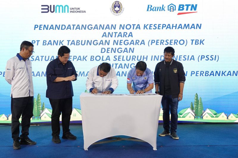 PSSI apresiasi BTN berikan kemudahan KPR bagi atlet PSSI apresiasi BTN berikan kemudahan KPR bagi atlet