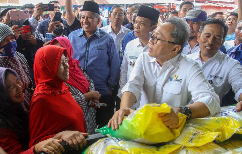 Mendag sebut harga beras mulai turun Mendag sebut harga beras mulai turun