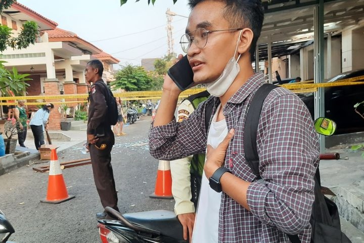 Polisi tangani ledakan gas elpiji di Tangerang