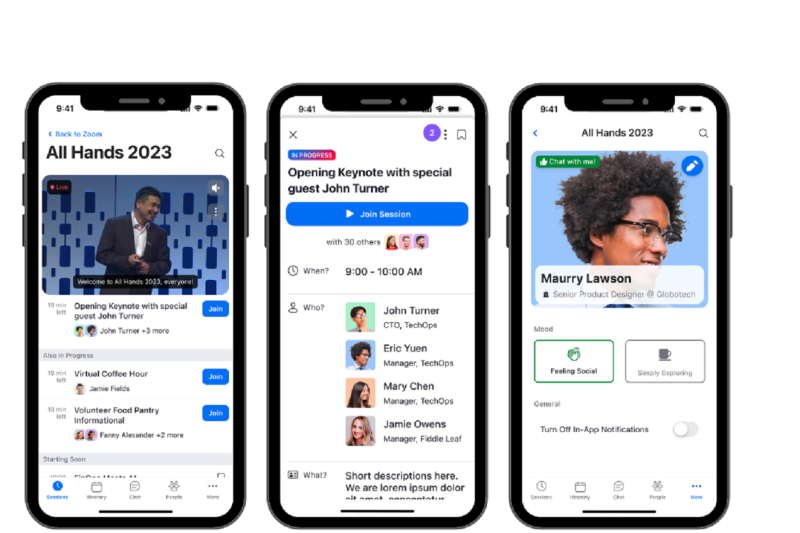 Zoom Events kini tersedia pada aplikasi seluler Zoom Events kini tersedia pada aplikasi seluler