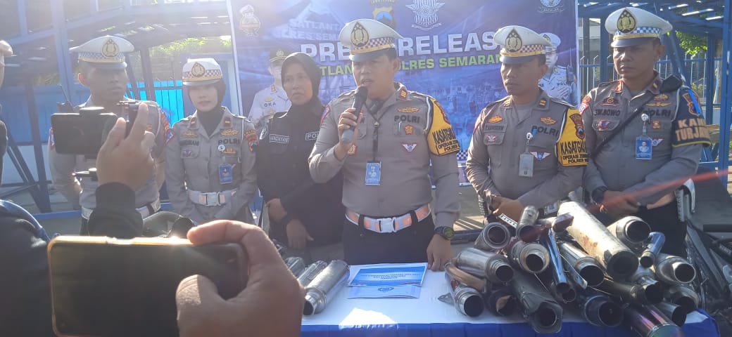 Hari ke-9 Ops Zebra Candi 2023, Satlantas Polres Semarang amankan ratusan kendaraan  